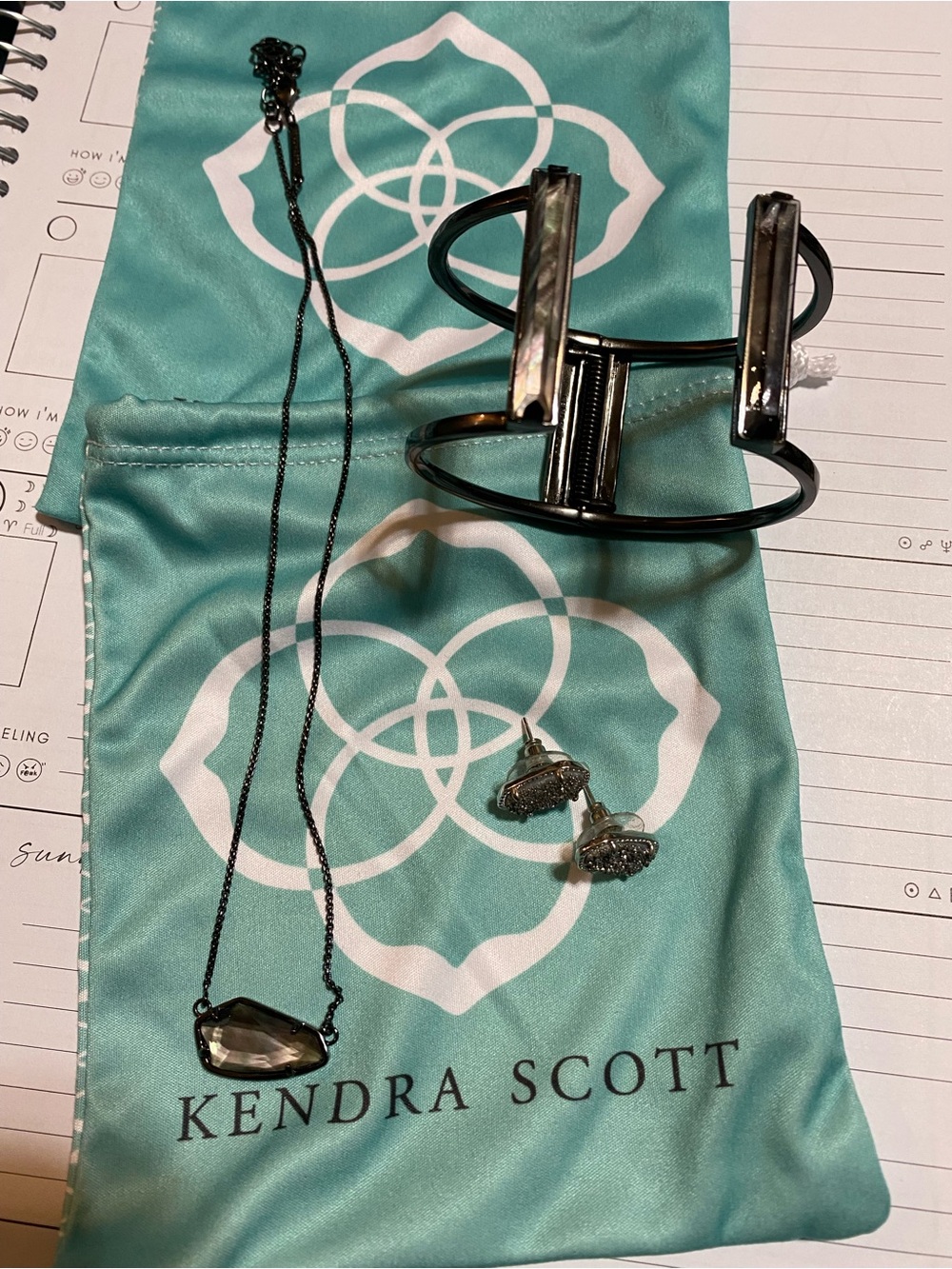 Kendra Scott jewelry set! Necklace, bracelet, and earrings